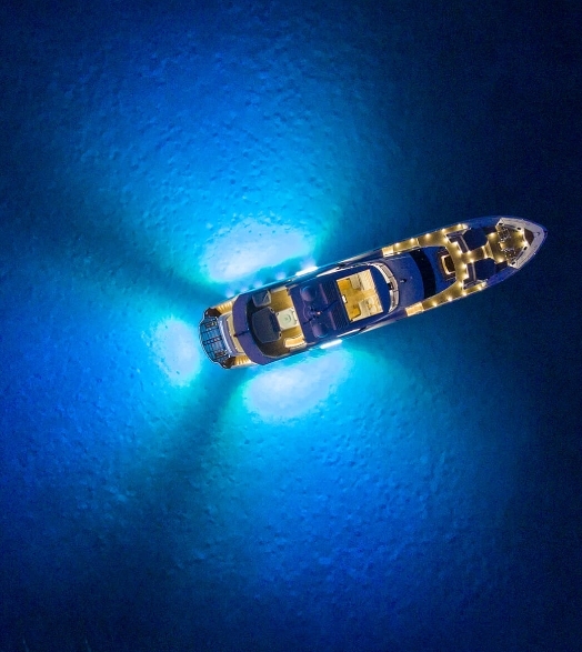yacht underwater lights